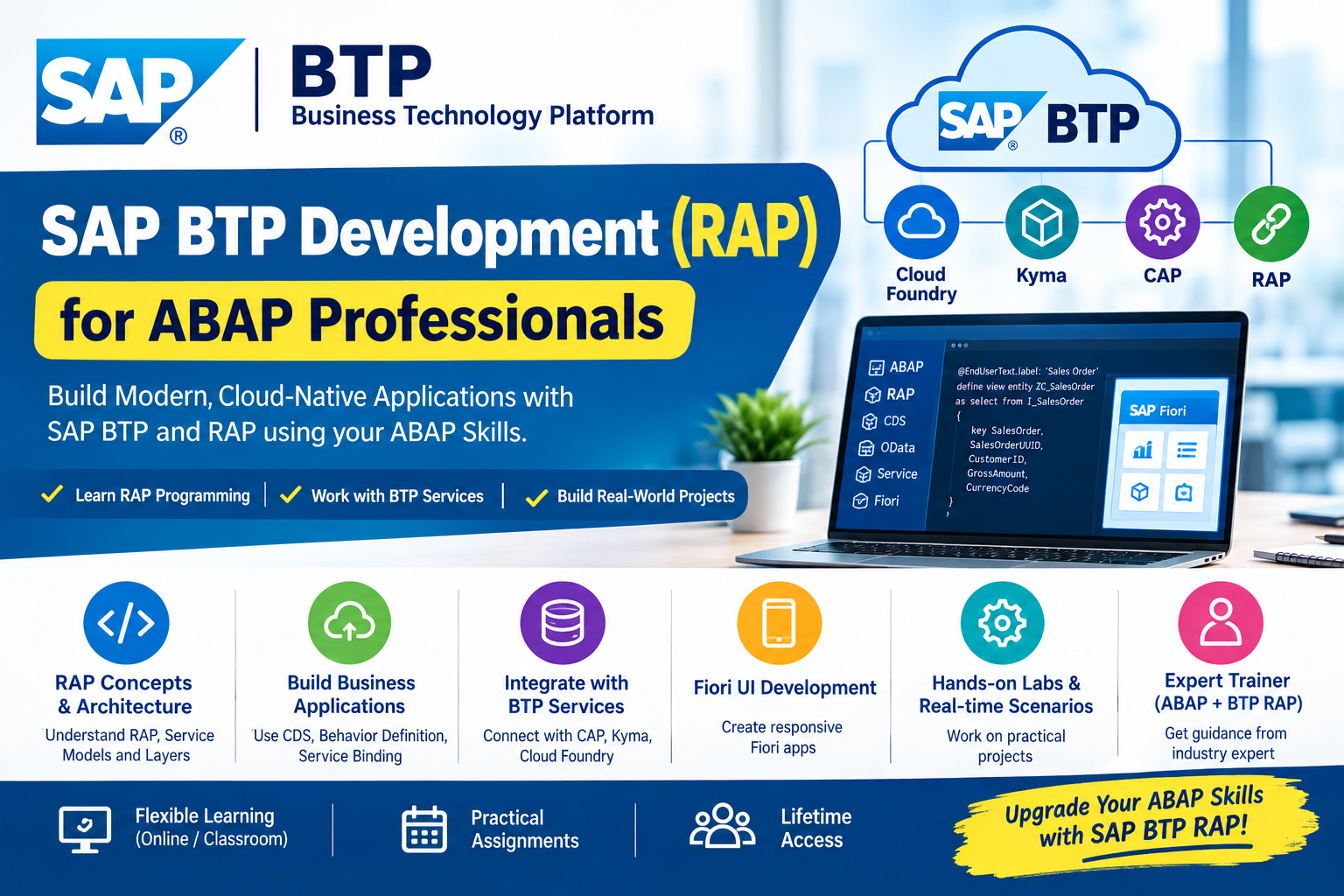 SAP BTP Development ( RAP) for ABAP Professionals